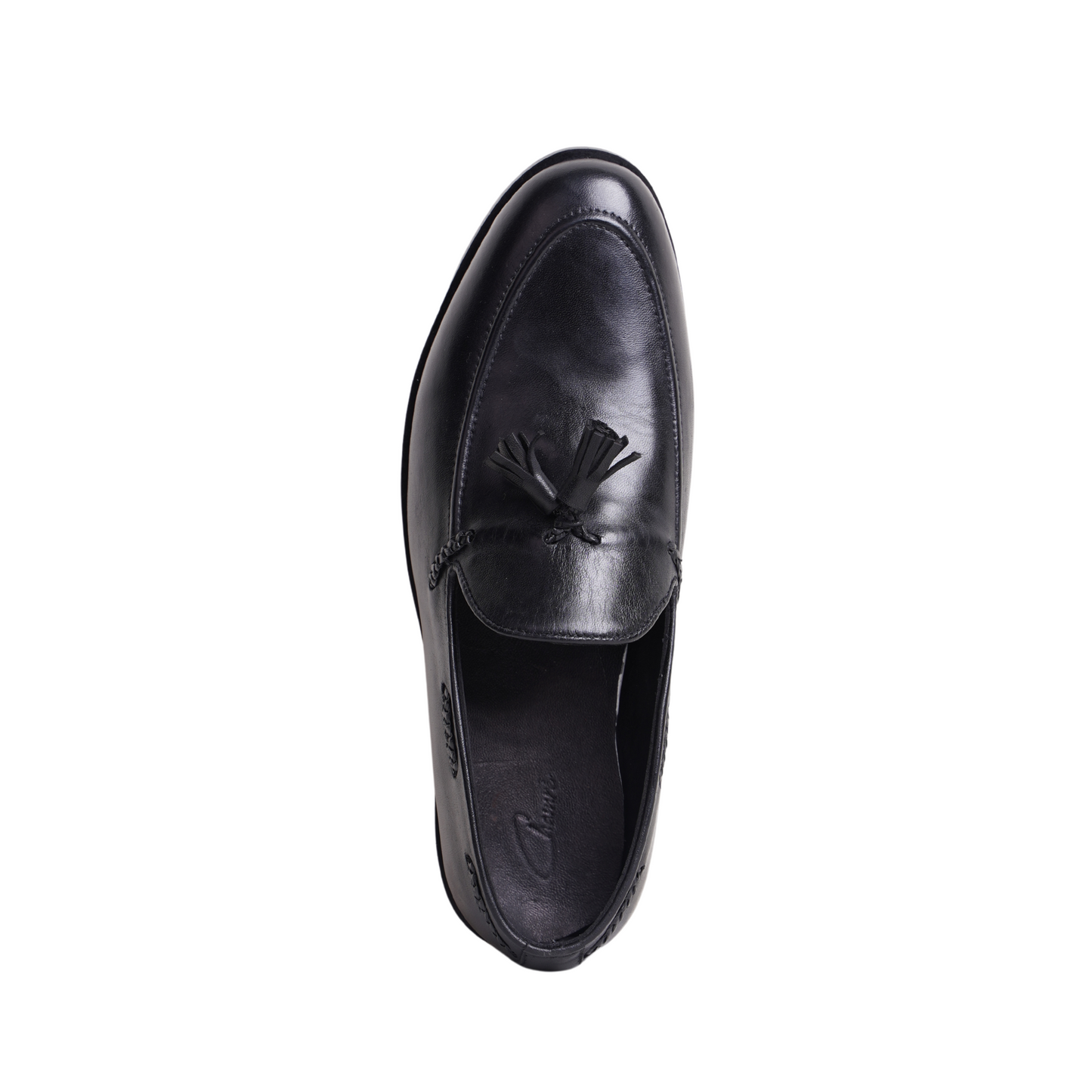 Charcoal Tassel Loafers