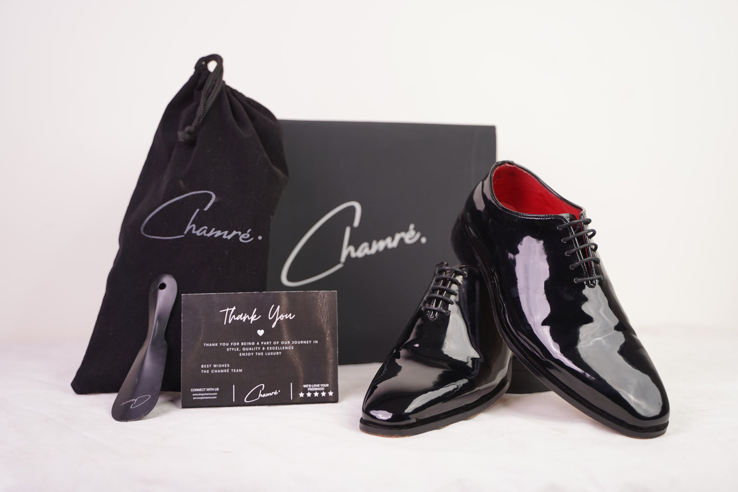 Glossique Black Oxfords