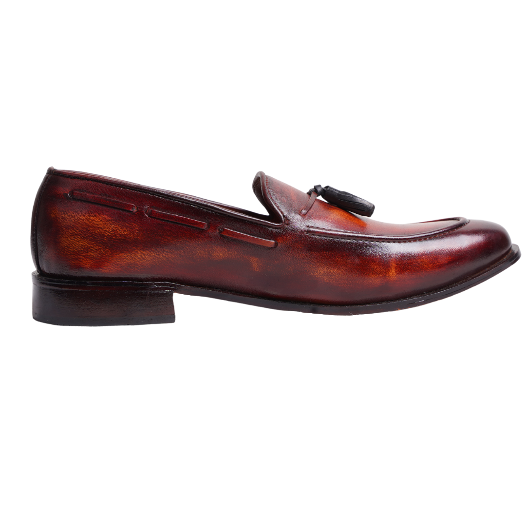 Auburn Tassel Loafers