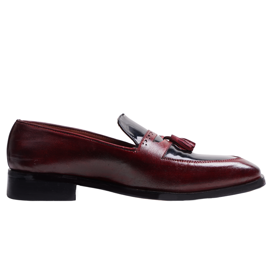 Glazed Tassel Loafers