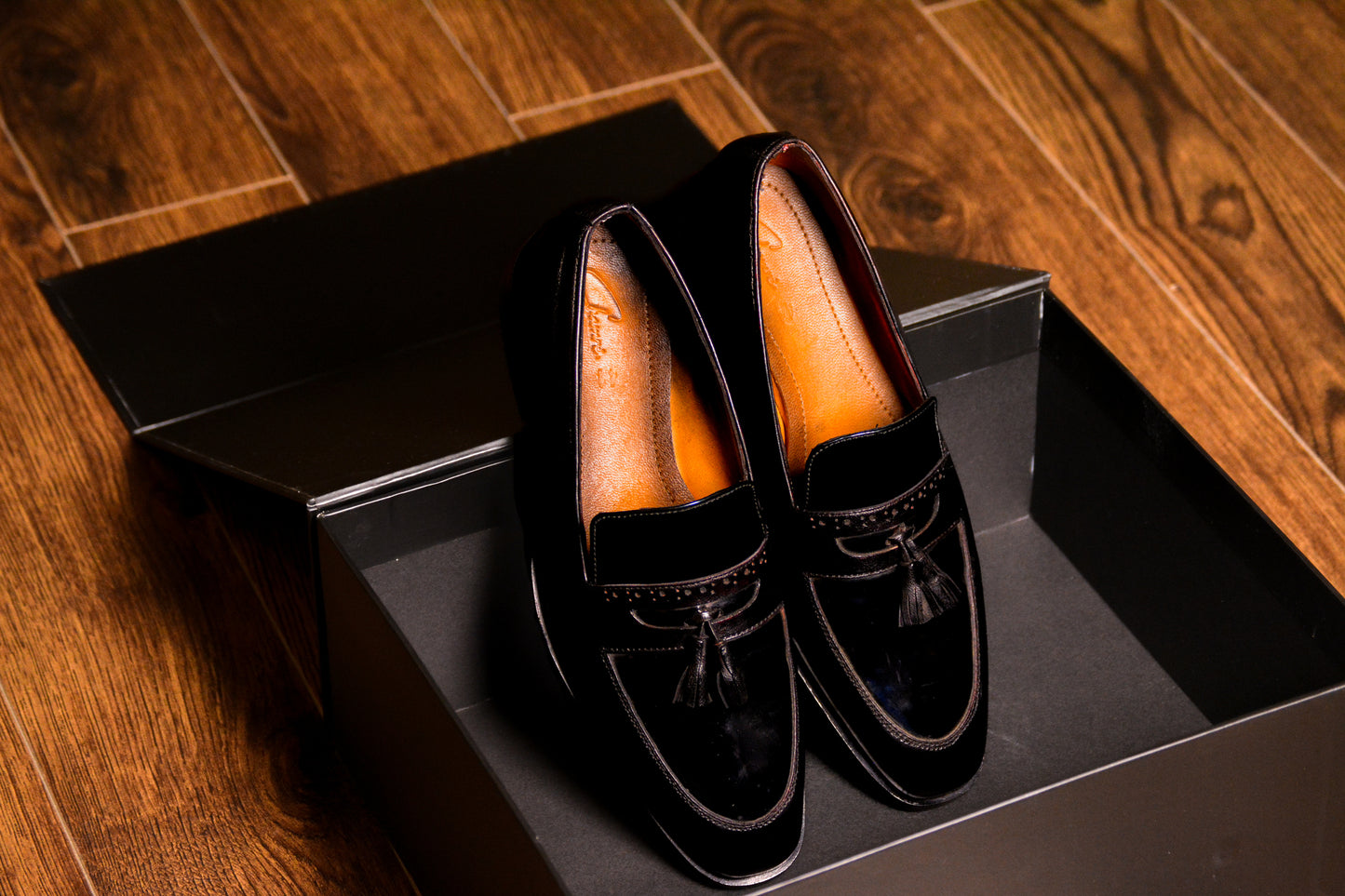 Glazed Tassel Loafers