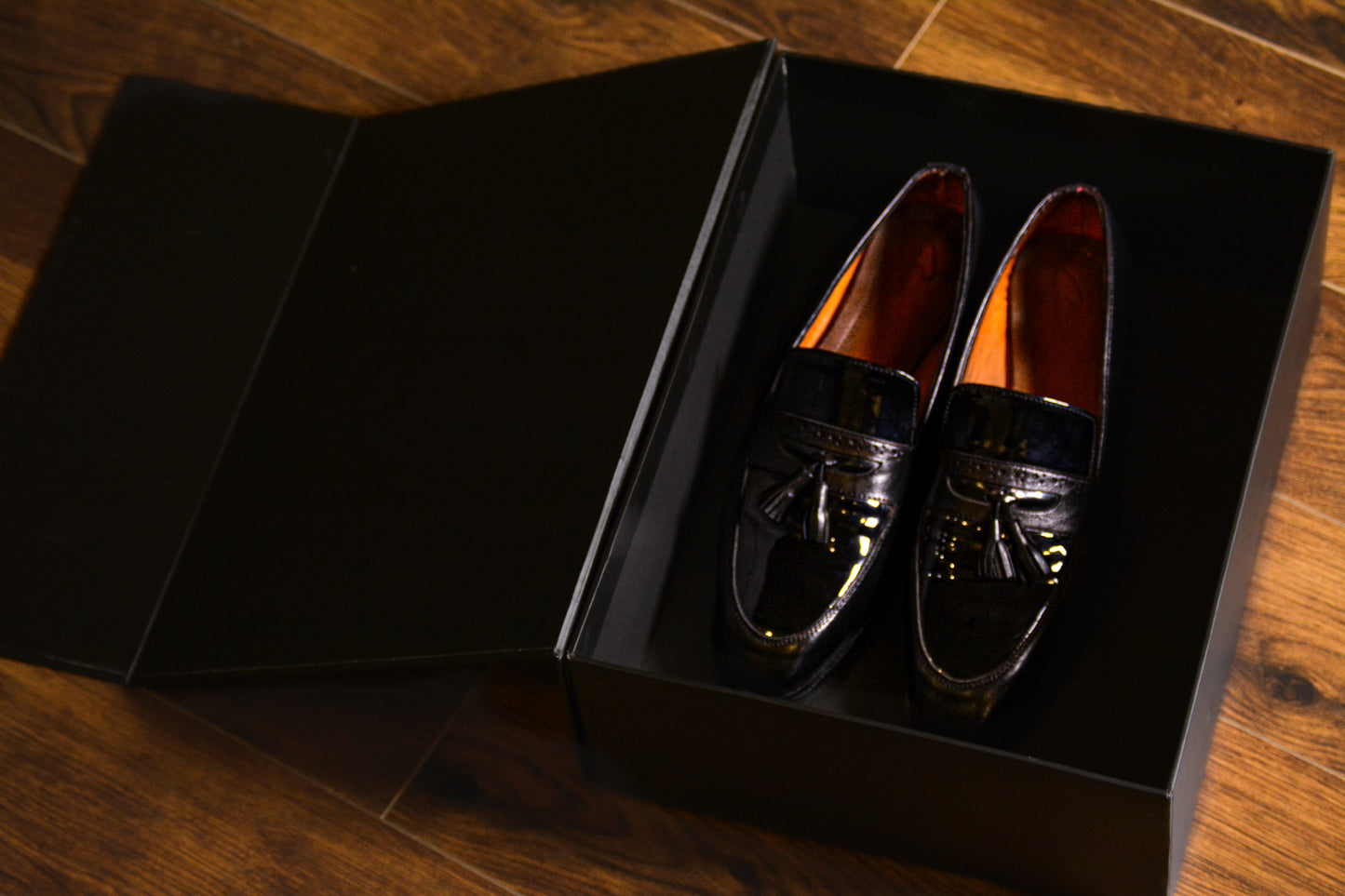 Glazed Tassel Loafers