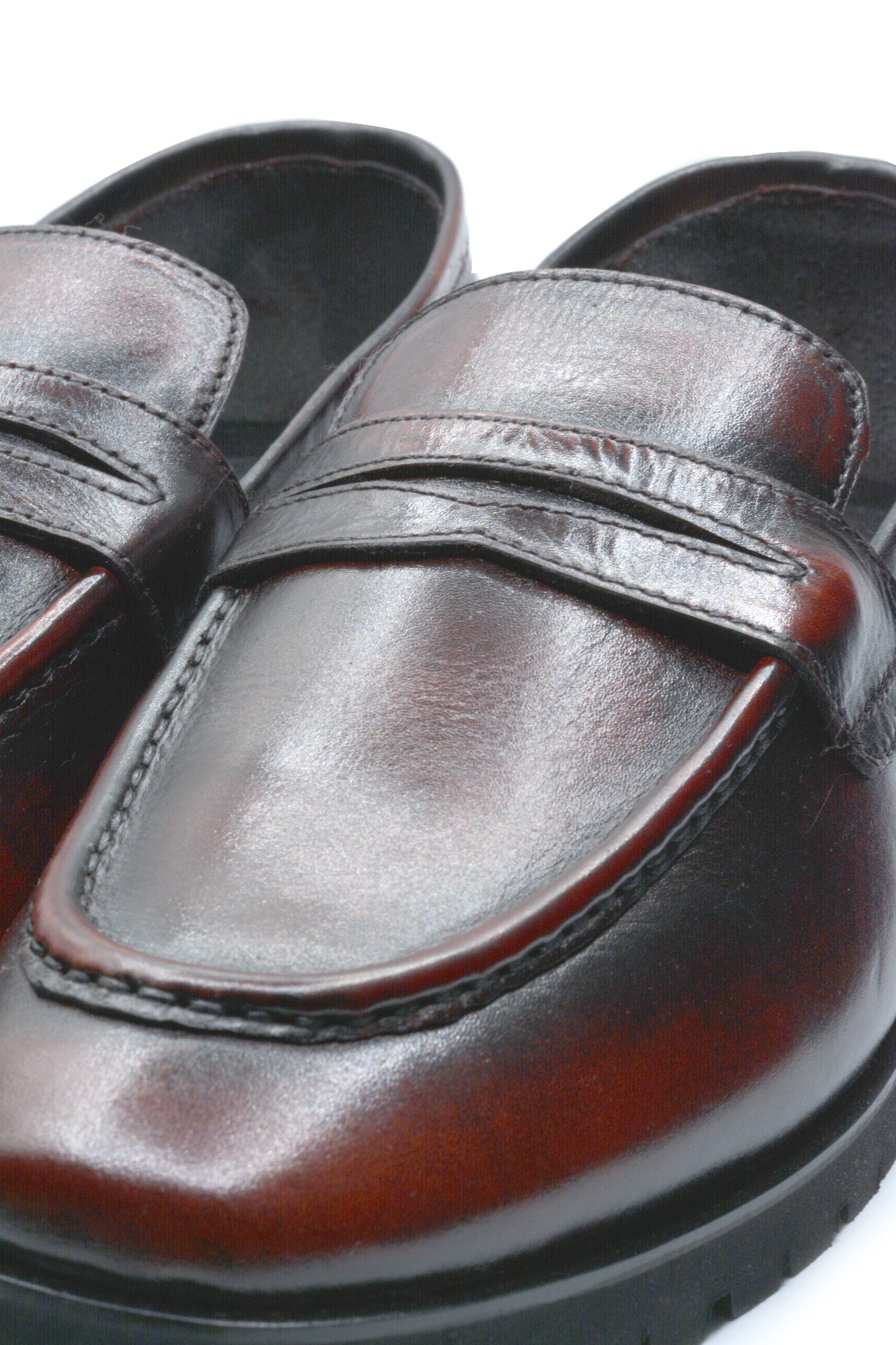 Oxblood Buff Loafers