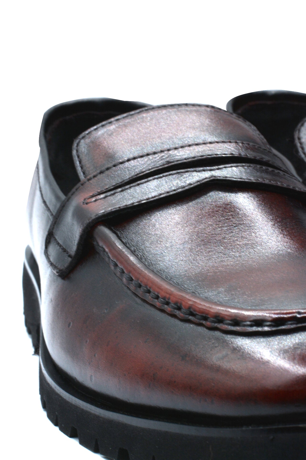 Oxblood Buff Loafers