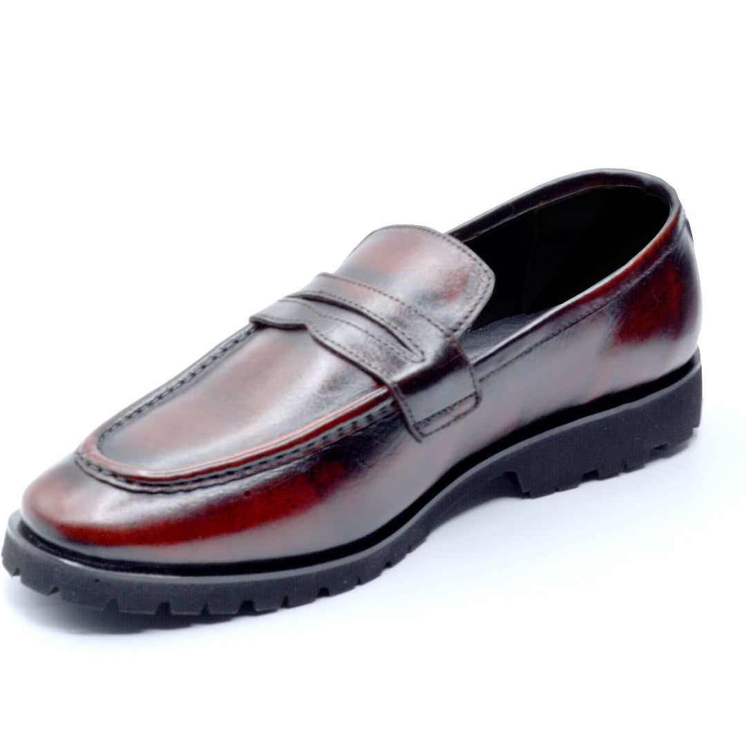 Oxblood Buff Loafers