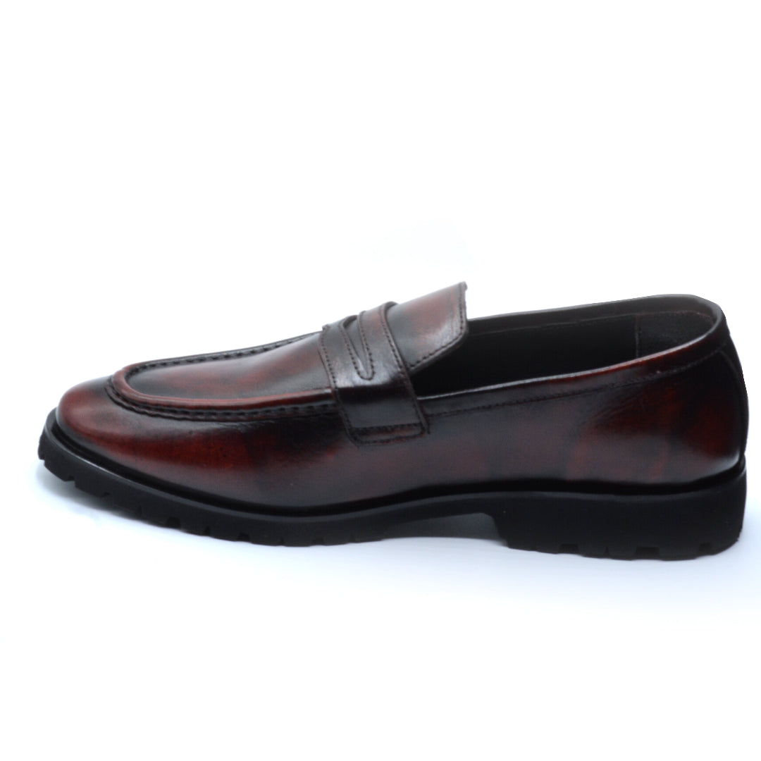 Oxblood Buff Loafers