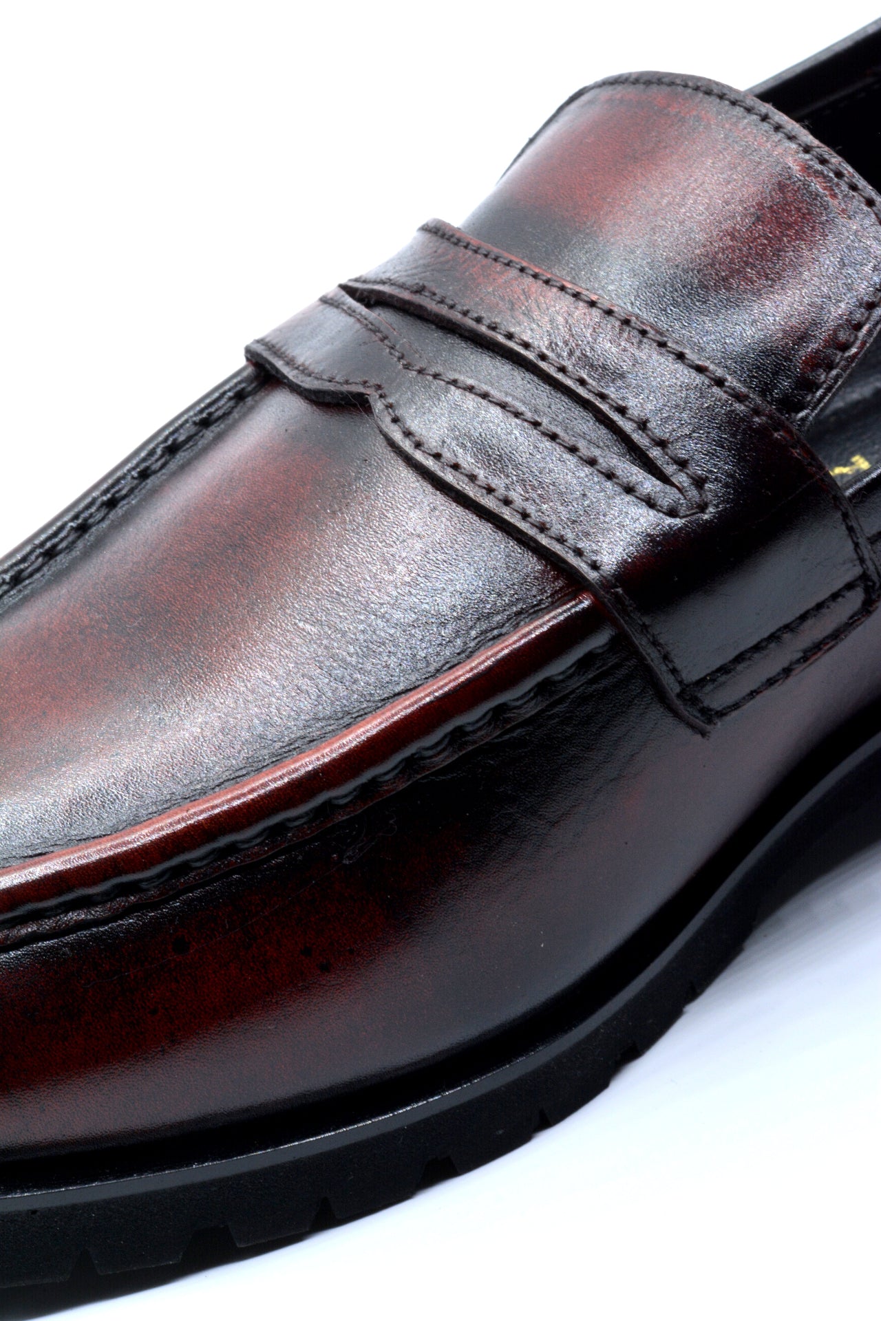 Oxblood Buff Loafers