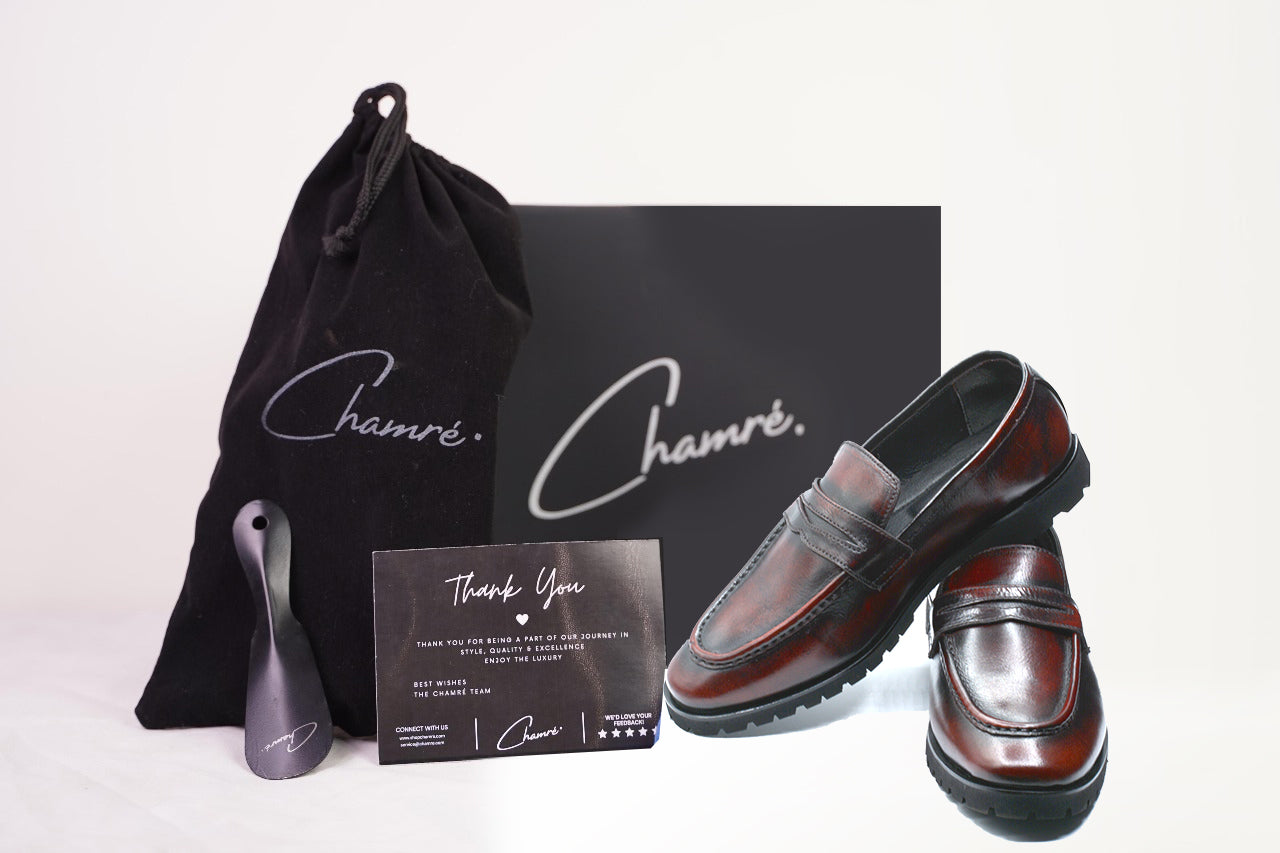 Oxblood Buff Loafers