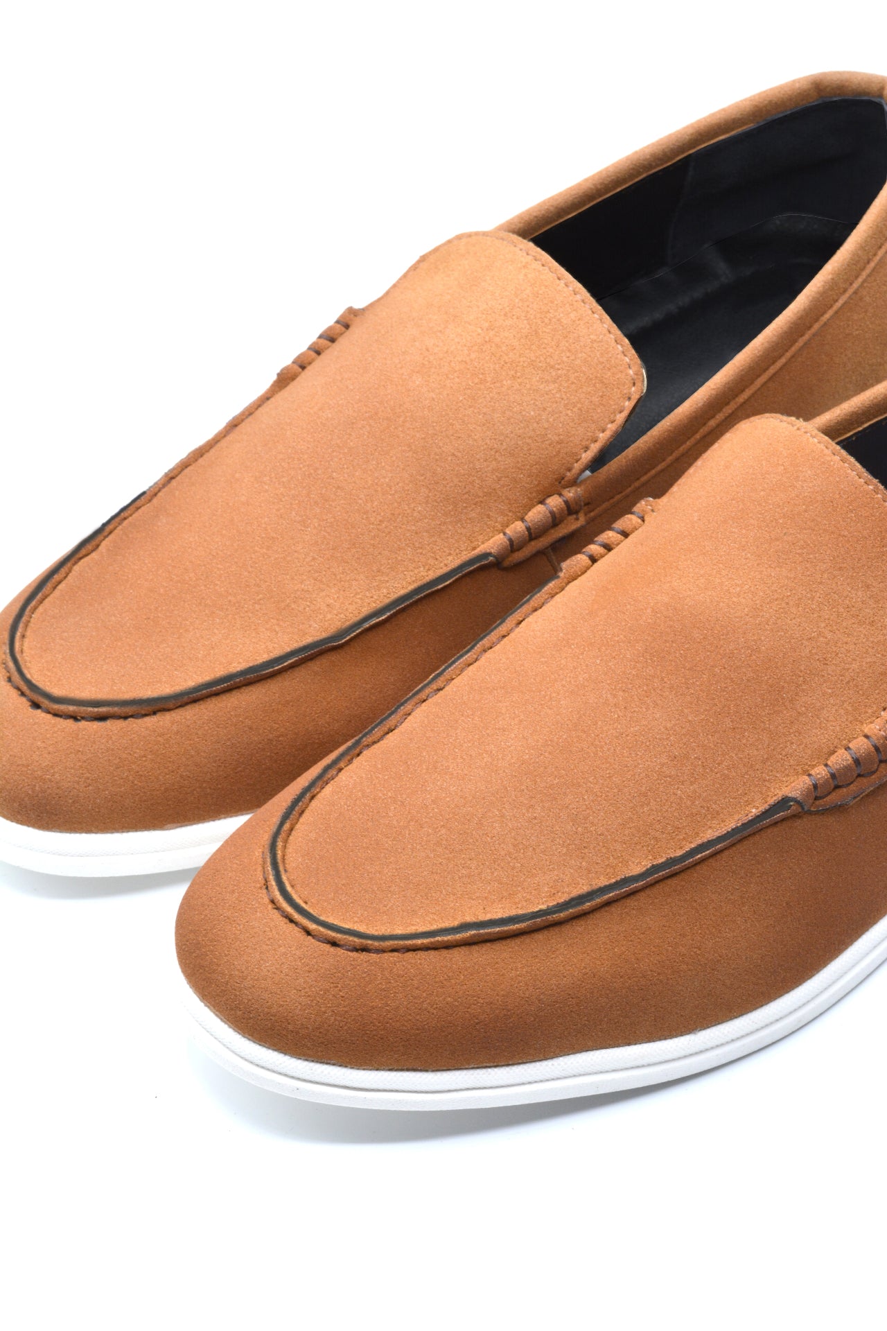 Sandstone Suede Loafers