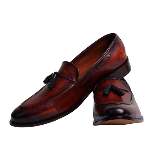 Auburn Tassel Loafers