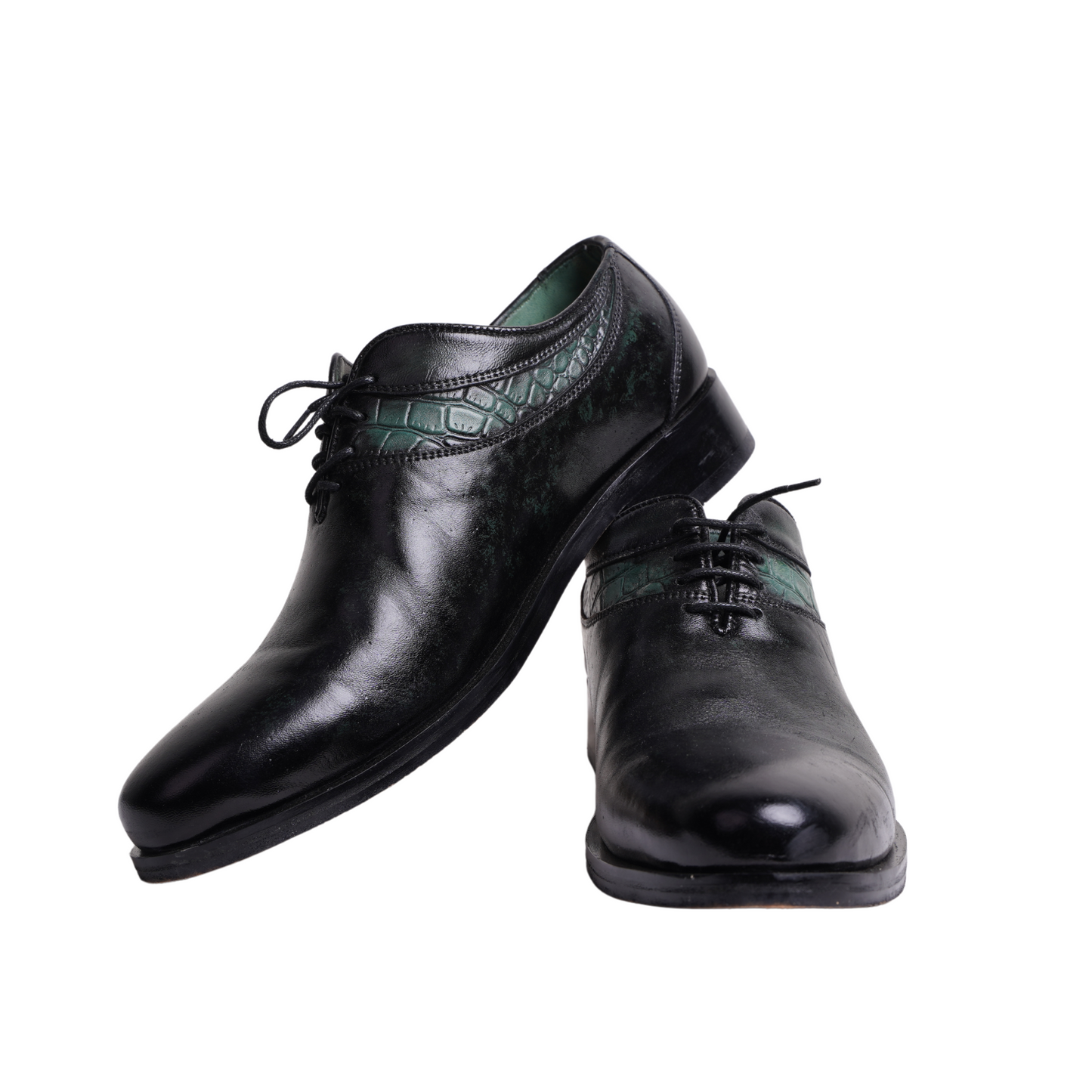 Onyx Green Oxfords