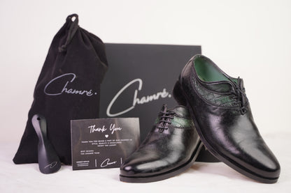 Onyx Green Oxfords