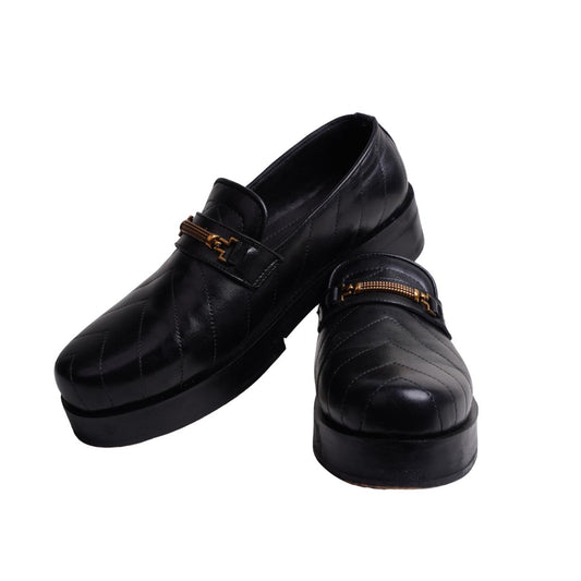 Chunky Black Loafers