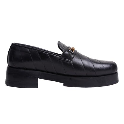 Chunky Black Loafers