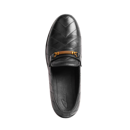 Chunky Black Loafers