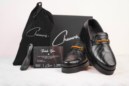 Chunky Black Loafers