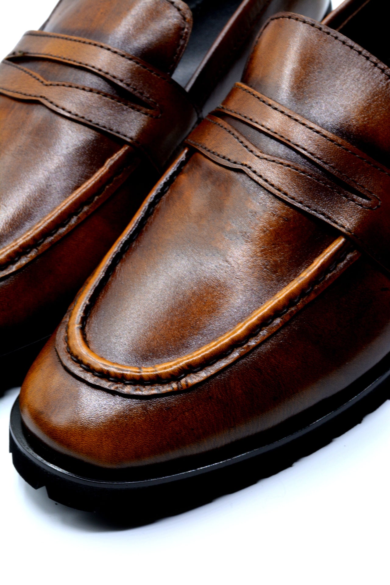 Bourbon Buff Loafers