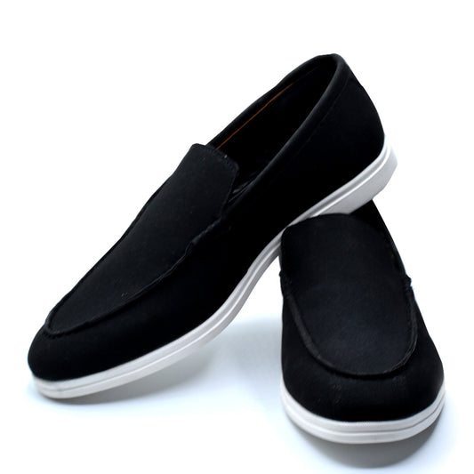 Midnight Suede Loafers