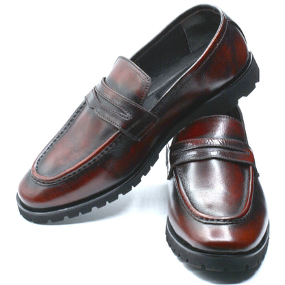 Oxblood Buff Loafers