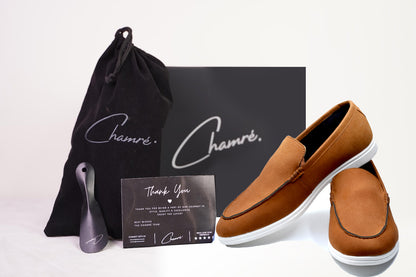 Sandstone Suede Loafers